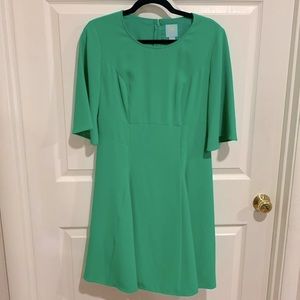 CeCe Green Bell Sleeve Dress Size 8
